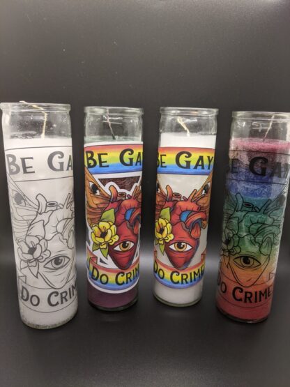 Be Gay Do Crime Prayer Candle - Image 6