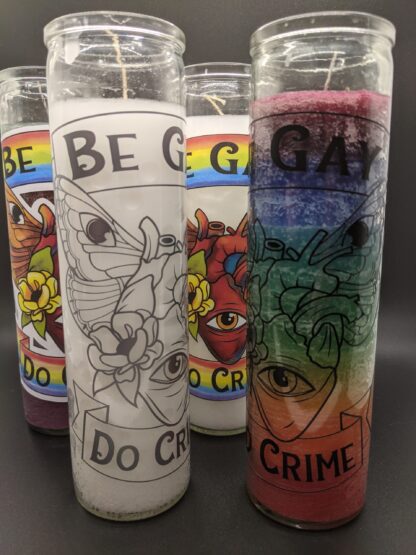 Be Gay Do Crime Prayer Candle