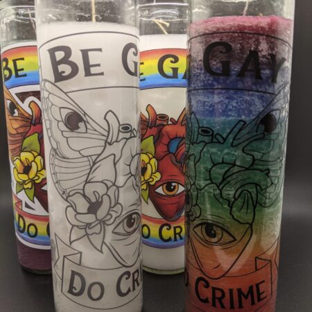 Be Gay Do Crime Prayer Candle