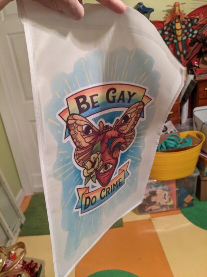 Be Gay, Do Crime Garden Flag - Image 2