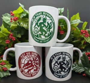 Krampus & Mari Lwyd Making Merry Mug – PRE-ORDER!